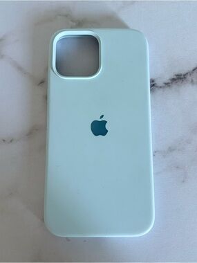 Light Blue Apple iPhone 13 Pro Max Silicone Case